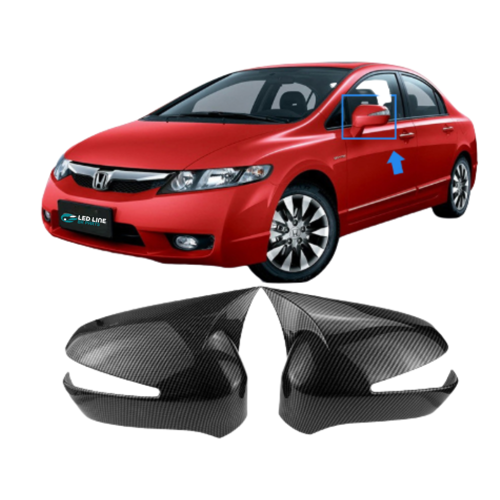 Capa de Retrovisor Esportiva - Civic G8 (2006-2011)