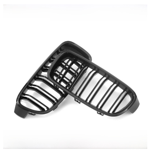 Grade Frontal BMW Série 3 F30/F31/F35 (2012-2018) - Barras Paralelas em Preto Brilhante para Substituição e Upgrade