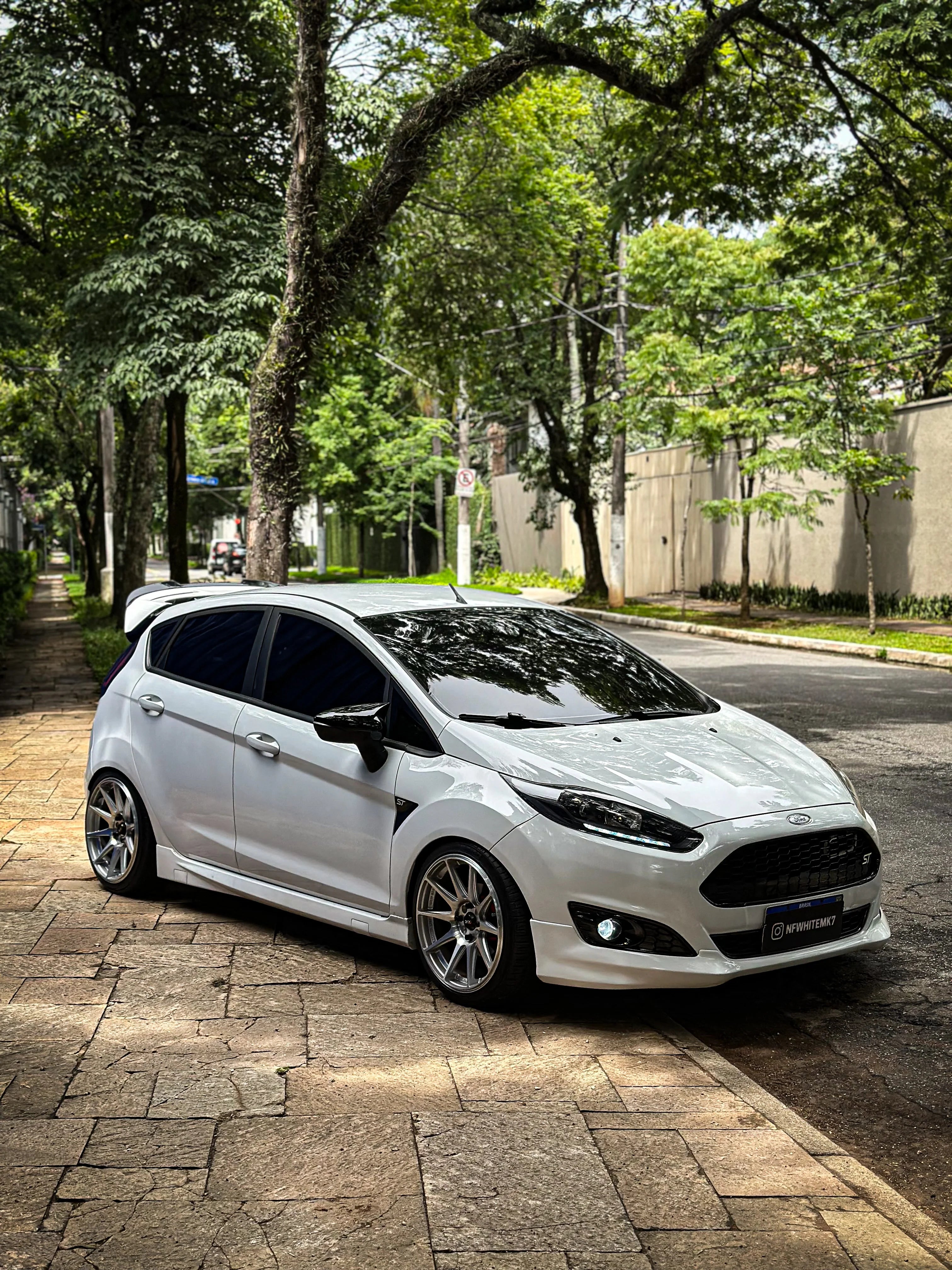 Capa Retrovisor Esportiva New Fiesta - Visual Racing Profissional | Led Line BR Parts