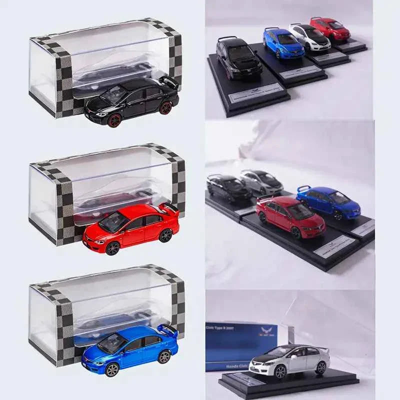 Miniatura Honda Civic Type R 1:64 - Coleção Exclusiva JDM | Led Line BR Parts