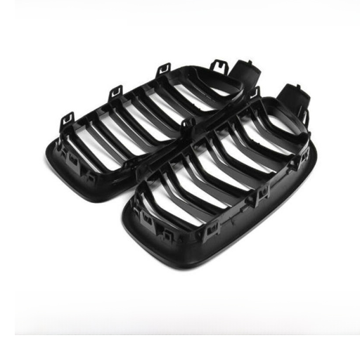 Grade Frontal BMW Série 3 F30/F31/F35 (2012-2018) - Barras Paralelas em Preto Brilhante para Substituição e Upgrade