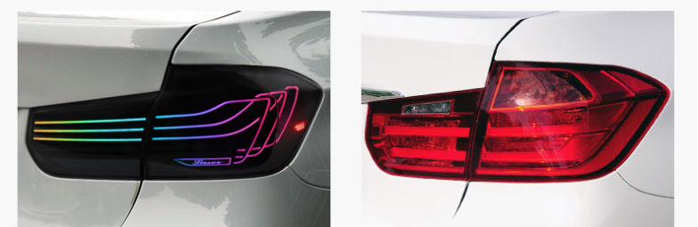 Par de Lanterna traseira LED RGB CSL Suspenso para BMW Série 3 F30 (2013-2018)