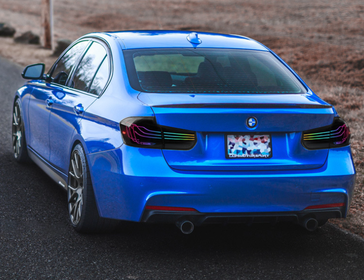 Par de Lanterna traseira LED RGB CSL Suspenso para BMW Série 3 F30 (2013-2018)