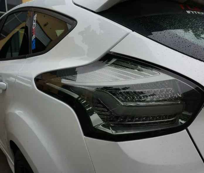 Lanterna Traseira Full LED 3D Smoke Bar para Ford Focus (2015-2019)