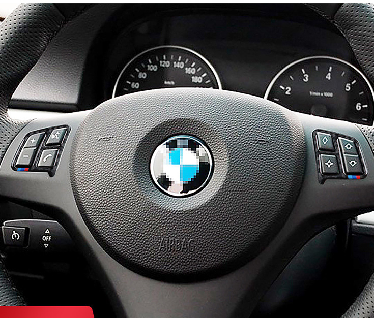 Botões em Fibra de Carbono para Volante - BMW Série 3 E90 (2005-2012)