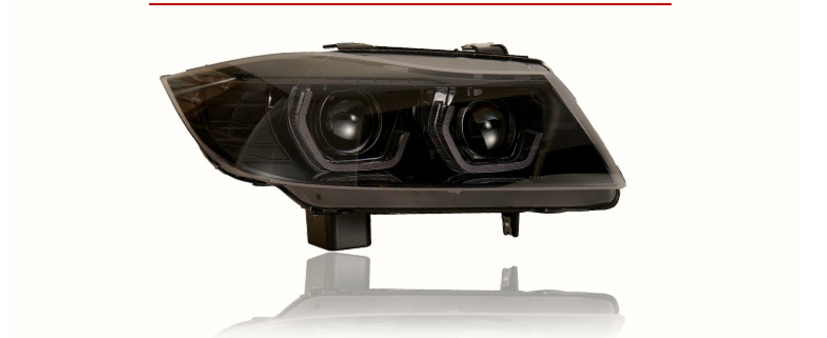 Par de Farol com Lente a Laser para BMW Série 3 E90 (2005-2012)