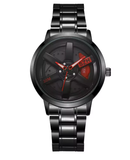 Relógio Masculino Rodas que Giram – Estilo e Exclusividade