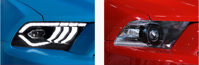 Conjunto de Faróis LED para Ford Mustang (2010-2014)