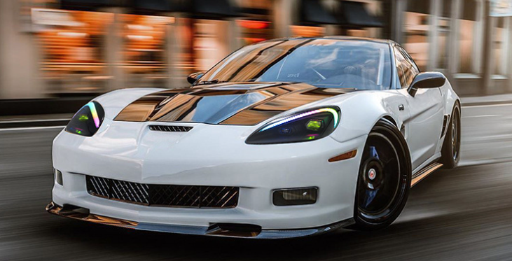 Conjunto de Faróis RGB para Chevrolet Corvette C6 (2005-2013)