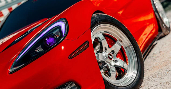 Conjunto de Faróis RGB para Chevrolet Corvette C6 (2005-2013)