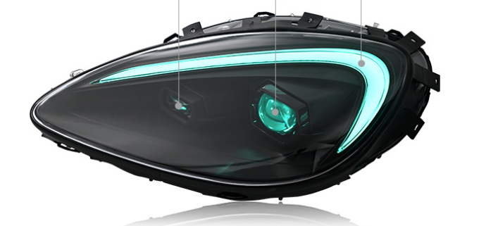 Conjunto de Faróis RGB para Chevrolet Corvette C6 (2005-2013)