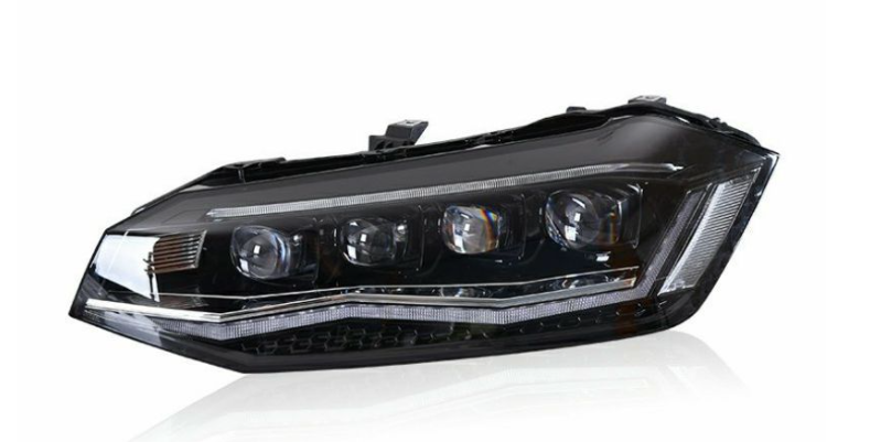 Conjunto de Faróis de LED para Volkswagen Polo (2019-2024)