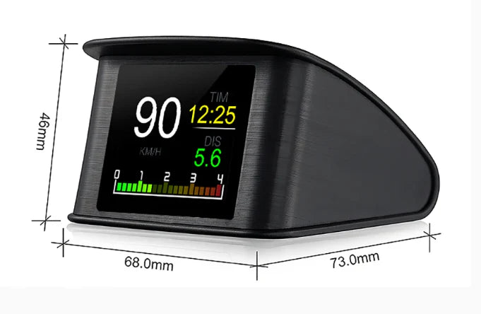 Display HUD OBD2 P10 PRO - Computador de Bordo Digital | Led Line BR Parts